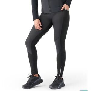 Smartwool Active Fleece Wind Tight Leggings Black Size Small NWOT